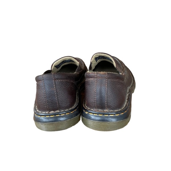 DR MARTENS Lennon Air Wair brown leather men’s slip on loafers size 10